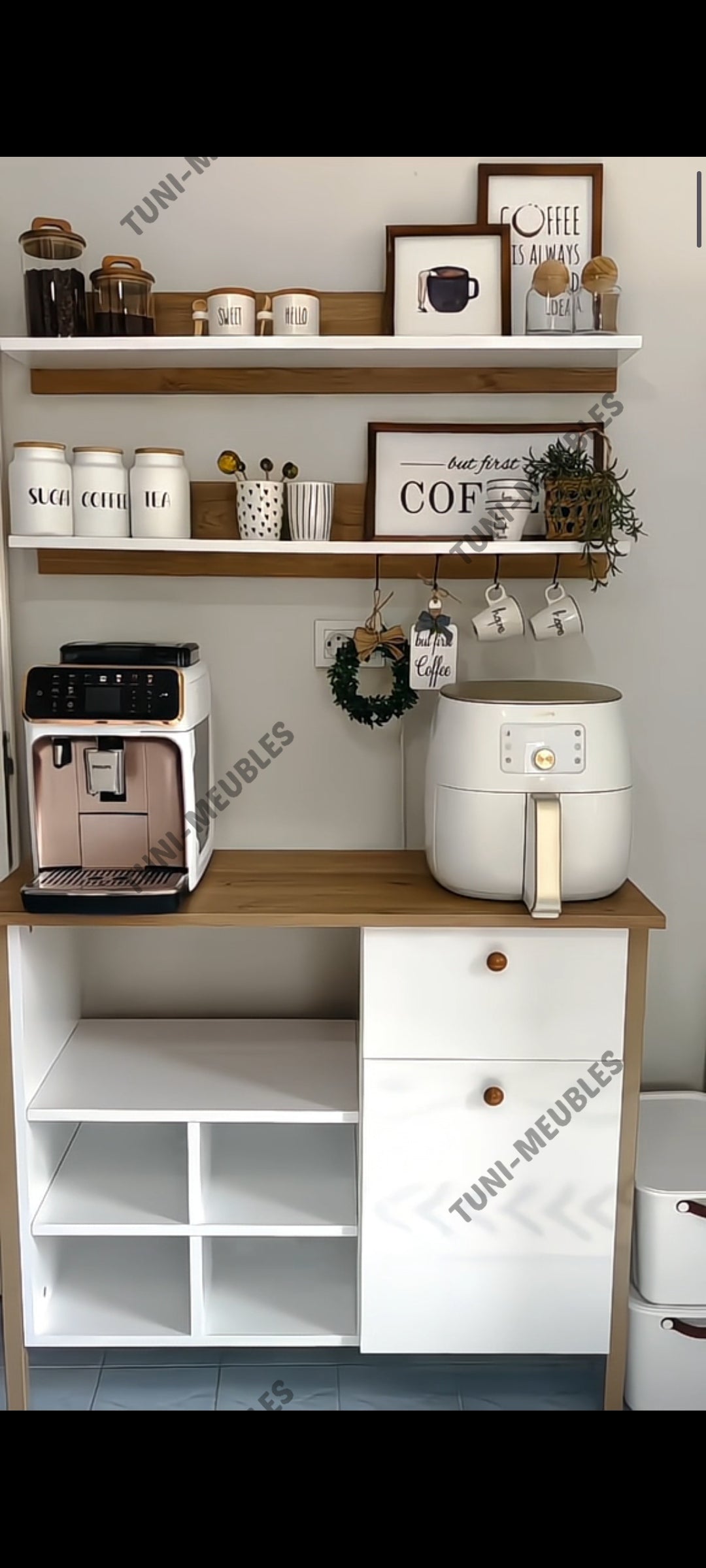 coin de café en (MDF) : modèle 4